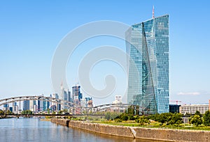 Seat of the European Central Bank (ECB) in Frankfurt am Main, Germany