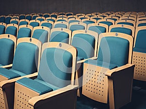 Seat Row in Auditorium Business seminar