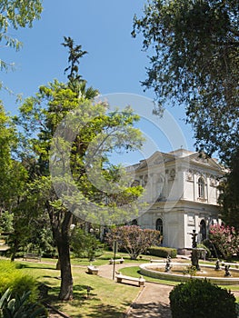 Seat of Santiago of the National Congress of Chile, in the center of Santiago de Chile. Chile. photo