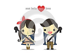 Seatbelt and couple isolate
