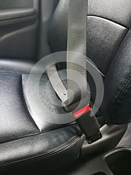 seatbelt passenger seat in car