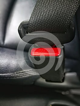 seatbelt passenger seat in car