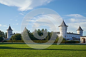 Seating courtyard (Gostiny Dvor). Tobolsk Kremlin. Tobolsk. Russia