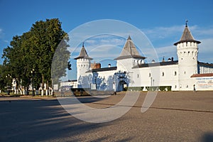 Seating courtyard of Tobolsk Kremlin. Tobolsk. Russia