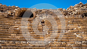 Roman amphitheatre at Patara archaelogical site, Turkey