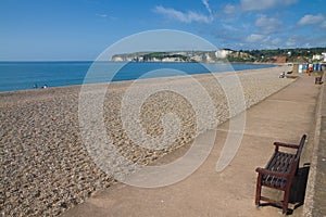 Seaton beach Devon England