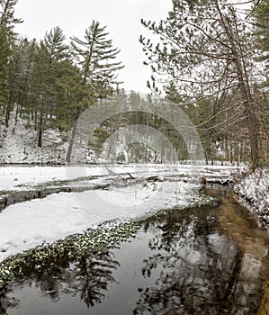 Seaton Creek, Michigan, Winter