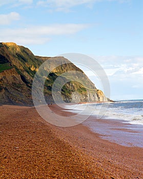 Seatown beach in Dorset