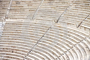 Seats of ancient Odeon of Herodes Atticus, Athens