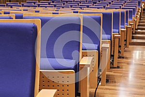 Seats in Auditorium hall perspective