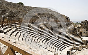 Seats and diazoma in the Antic Theatre