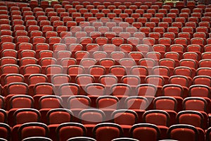 Seats in empty theatre