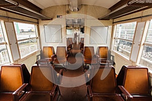 Seats, Museum Train City in Mulhouse, Cite du Train