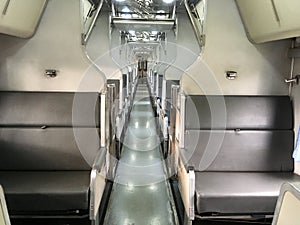 Seats in second class train