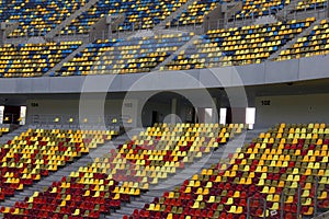 Seats at stadium