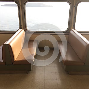 Seats for travel on a ferry
