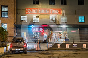 Seattle Antiques Market store entrance