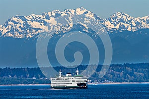 Seattle Bainbridge Island Ferry Puget Sound Washington