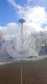 Seattle center fountain