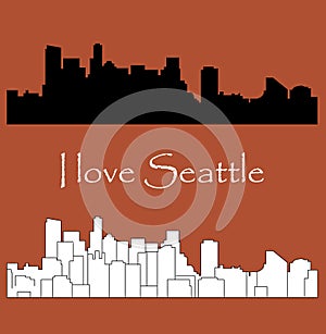 Seattle (city silhouette)
