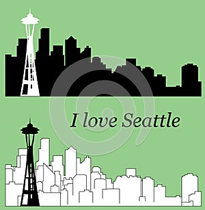 Seattle (city silhouette)