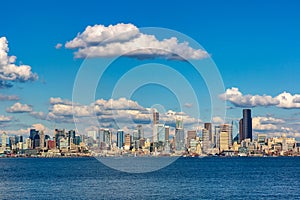 Seattle cityscape at Elliott Bay