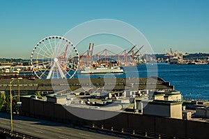 Seattle Ferry Arriving