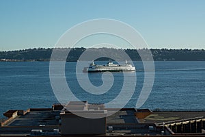 Seattle Ferry Returning to Port