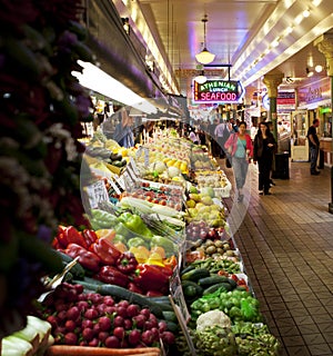 Seattle fish market