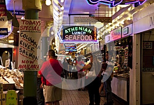 Seattle fish market