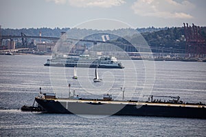 Seattle Harbor Ships