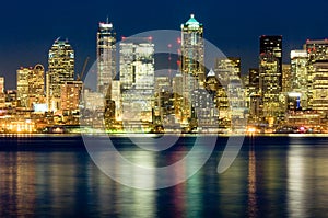 Seattle at night