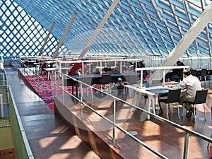 Seattle Public Library Interior