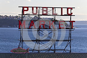 Seattle Public Market Sign