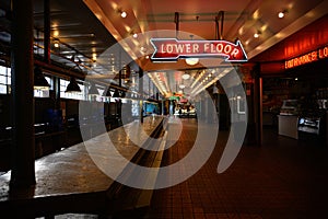 Pike Place Market during Coronavirus closure