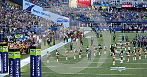 NFL Seattle Seahawks take the field