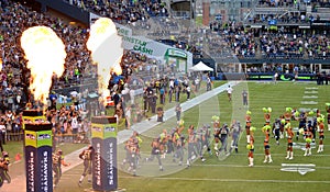 Seattle Seahawks Take the Field