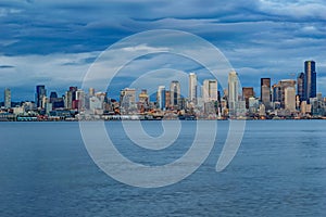 Seattle Skyline at Dusk