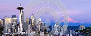 Seattle skyline panoramic