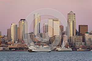 Seattle Skyline at Sunset