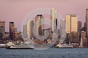 Seattle Skyline at Sunset