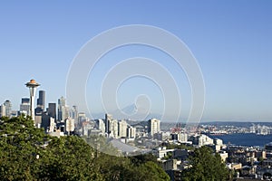 Seattle skyline with waterfront