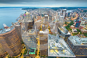 Seattle, Washington, USA downtown skyline
