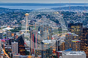 Seattle, Washington, USA downtown skyline