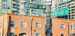 Seattle Waterfront Street Sign