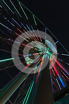 The Seattle Wheel at Night