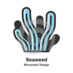 Seaweed Monocolor Illustration