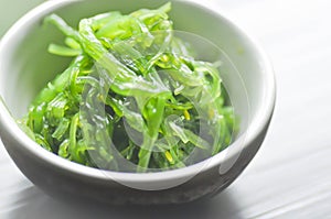 Alghe marine insalata O chuk  giapponese pasto 