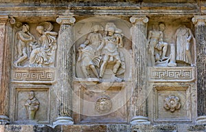 The Sebasteion at Aphrodisias in Turkey. photo