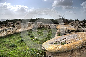 Sebastia archeology ancient ruins